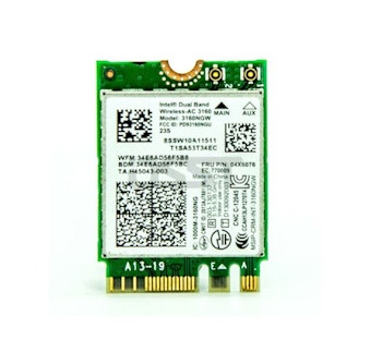 New Lenovo FRU 04X6076 Intel Wireless-AC 3160 3160NGW BT 4 NGFF P/N 8SSW10A11511