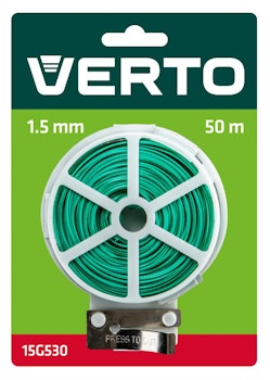 Blomstertråd PVC 1,5mm 50M m/kutter