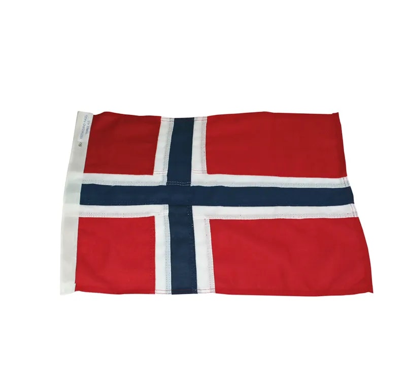 Båtflagg 65cm x 47cm Norsk flagg