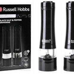 Salt og pepper kvern Russel Hobbs batteridrevet Sort