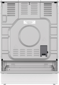 GORENJE GEC6A40WD 60cm komfyr m/keramisk topp varmluft Hvit