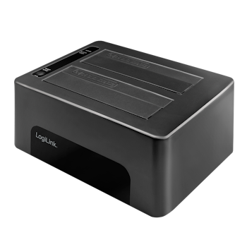 LOGILINK 2-bay Docking for 2.5” or 3.5” SATA HDD / SSD
