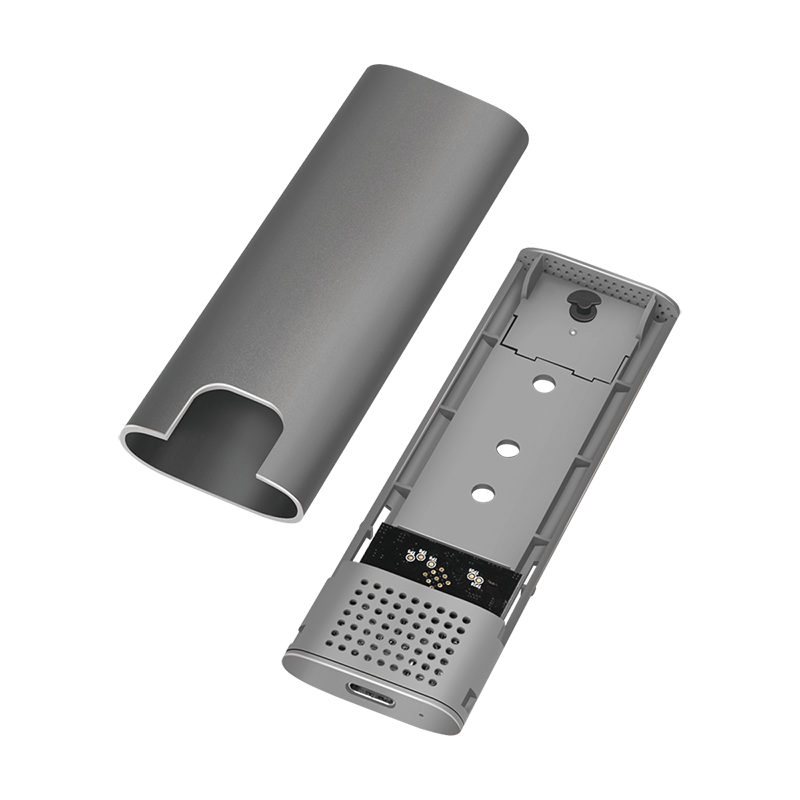 USB 3.2 ramme for M.2 NVMe (PCIe) & SATA (NGFF) SSDs