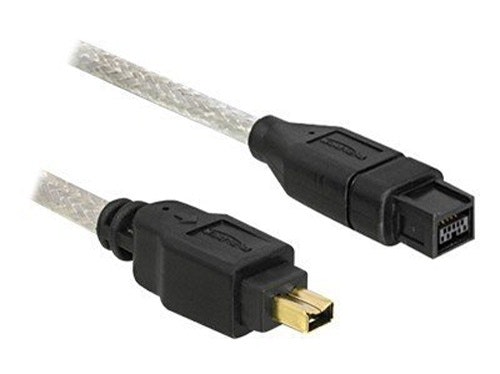 Delock Firewire kabel 9pin han til 4pin han 1m