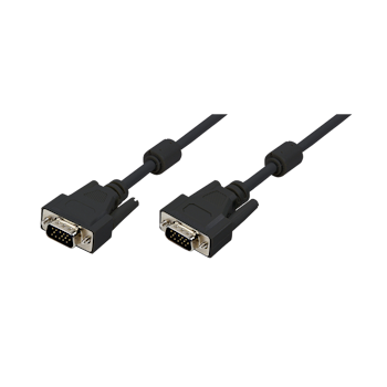 LOGILINK VGA kabel 1,8m han-han 1080p sort