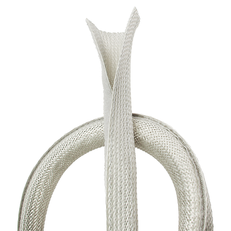 LOGILINK Kabelstrømpe med borrelås, 32mm bredde, grey, 1.8m