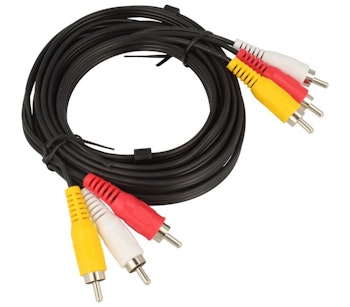 3x Phono RCA han - 3x Phono RCA han 3meter