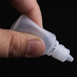 Dråpeflaske 50ml i plastikk, klembar / squeezeable