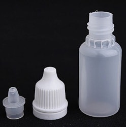 Dråpeflaske 50ml i plastikk, klembar / squeezeable