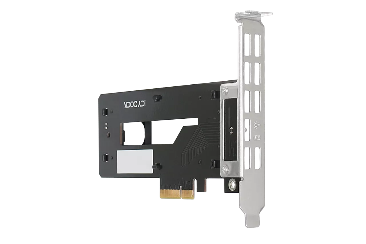 ICY DOCK PCIe 3.0 x4-adapter til 1x M.2 NVMe SSD