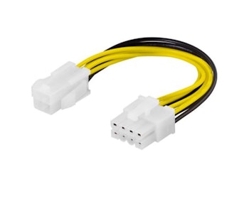 Adapter cable 4-pin ATX12V to 8-pin EPS12V 10cm