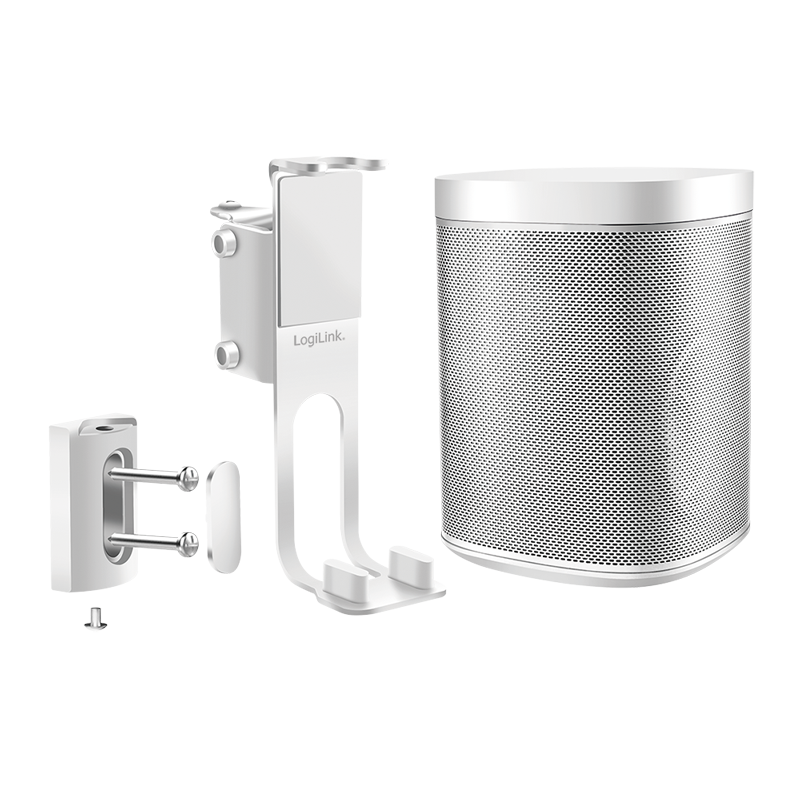 LOGILINK Speaker Wall Mount for Sonos One, One SL and Sonos Play:1, white