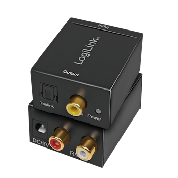 LOGILINK Analog L/R to digital coaxial and Toslink audio converter