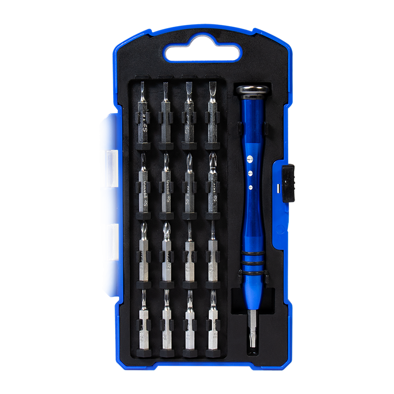 LOGILINK Screwdriver set with attachable bits, 18 pieces