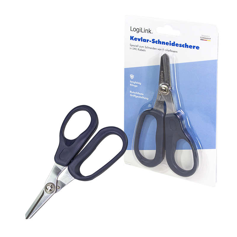LOGILINK Fibersaks / Scissors for kevlar fibers in fiber optic cables