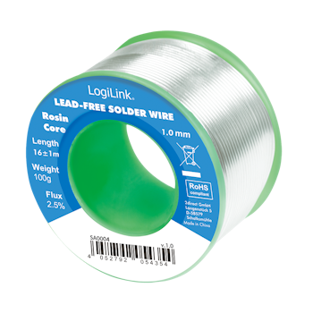 Loddetinn (Solder wire) 100 g | Ø 1 mm | Blyfri | 0.7 % kobber