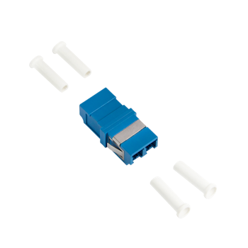 LOGILINK Fiber Adapter LC Duplex Singlemode, without flange, blue