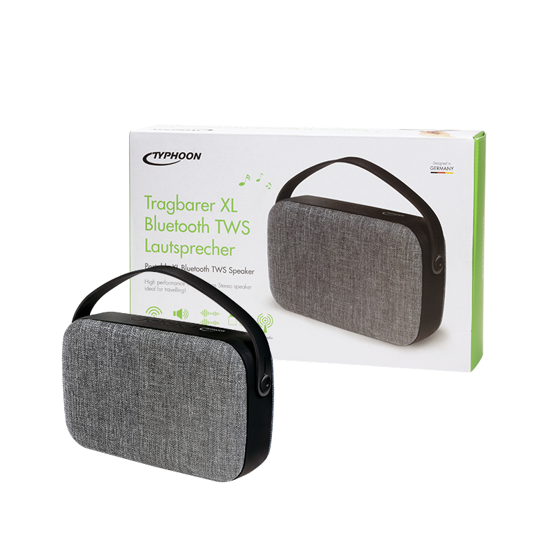 LOGILINK XL Bluetooth speaker with radio, MP3 player, AUX-In, TWS