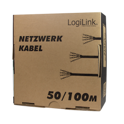 LOGILINK Nettverksrull 100m Cat5e SF/UTP grå