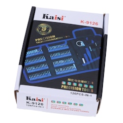 Kaisi K-9126 126 in 1 Precision Screwdriver Set for Phone/Laptop/PC/Repair Manual Tool