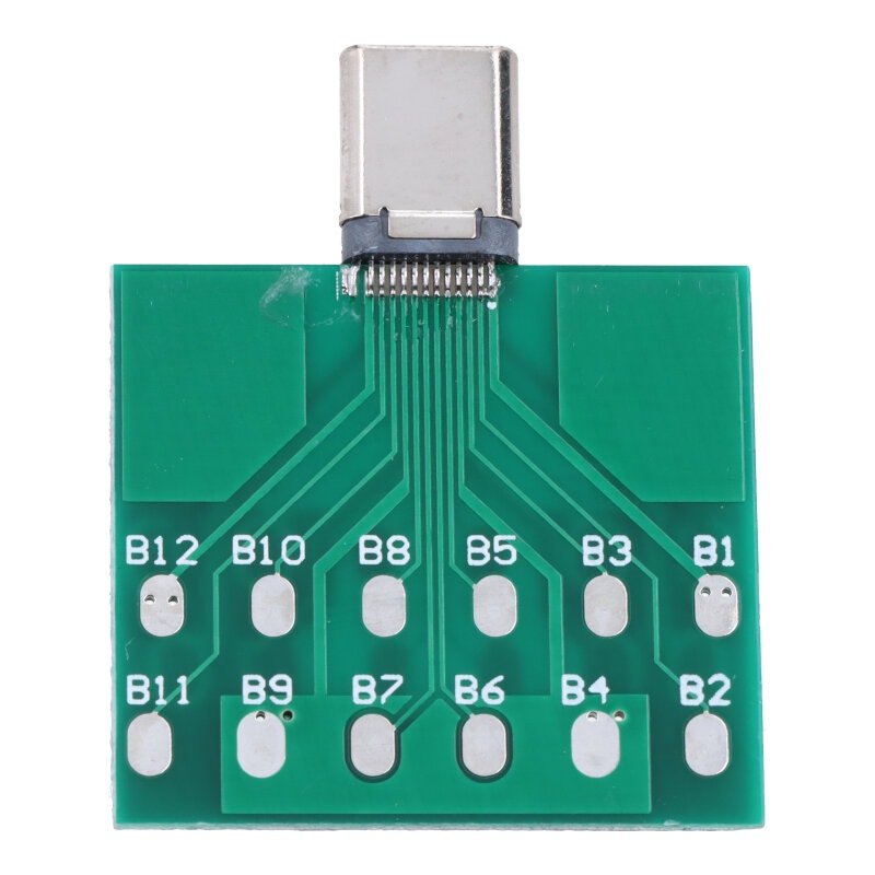 USB-C pin with PCB test board