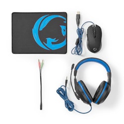 Gaming Combo Kit 3-i-1 | Headset, mus og musematte