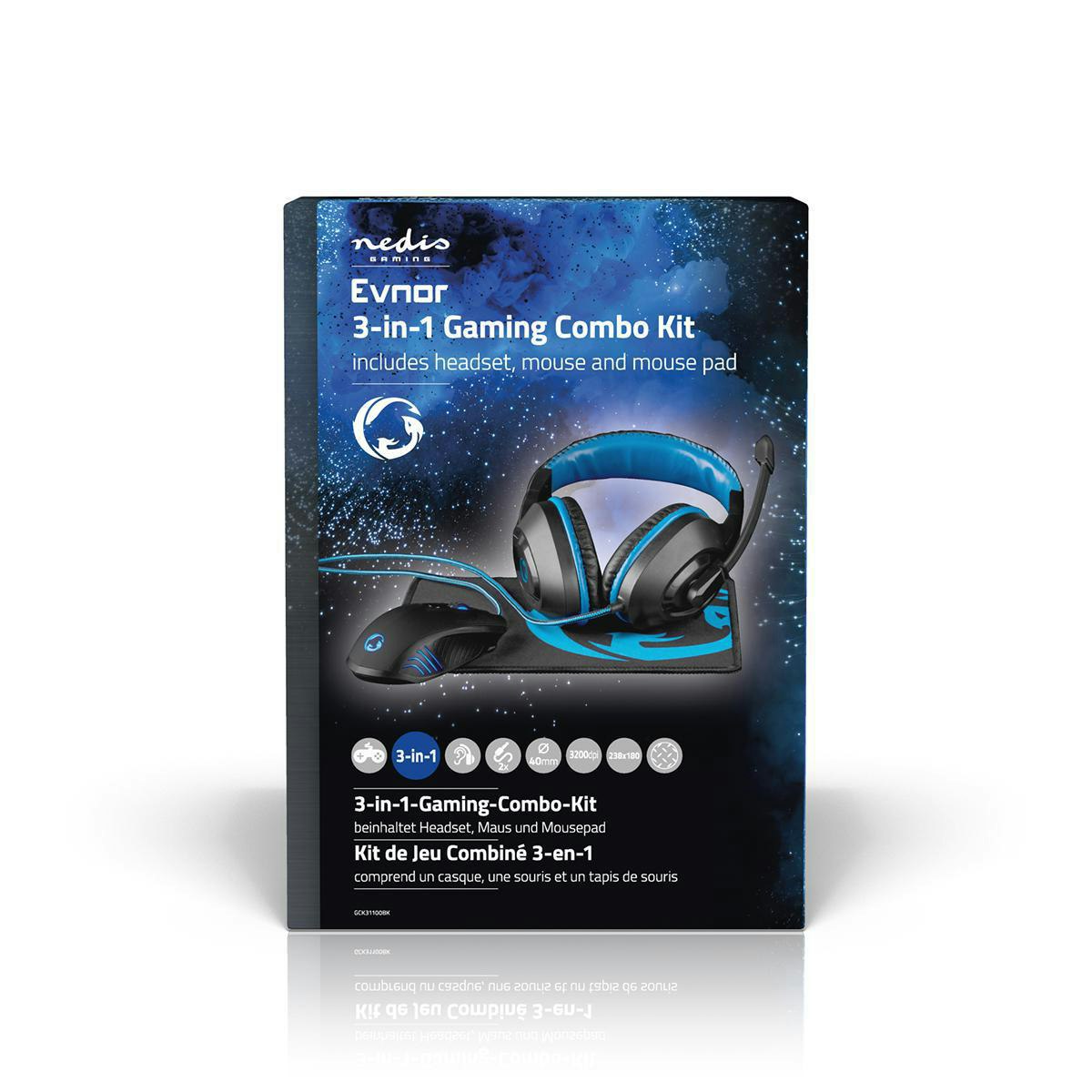 Gaming Combo Kit 3-i-1 | Headset, mus og musematte