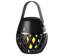Flammelampe Homeline Helios BT blåtann, svart