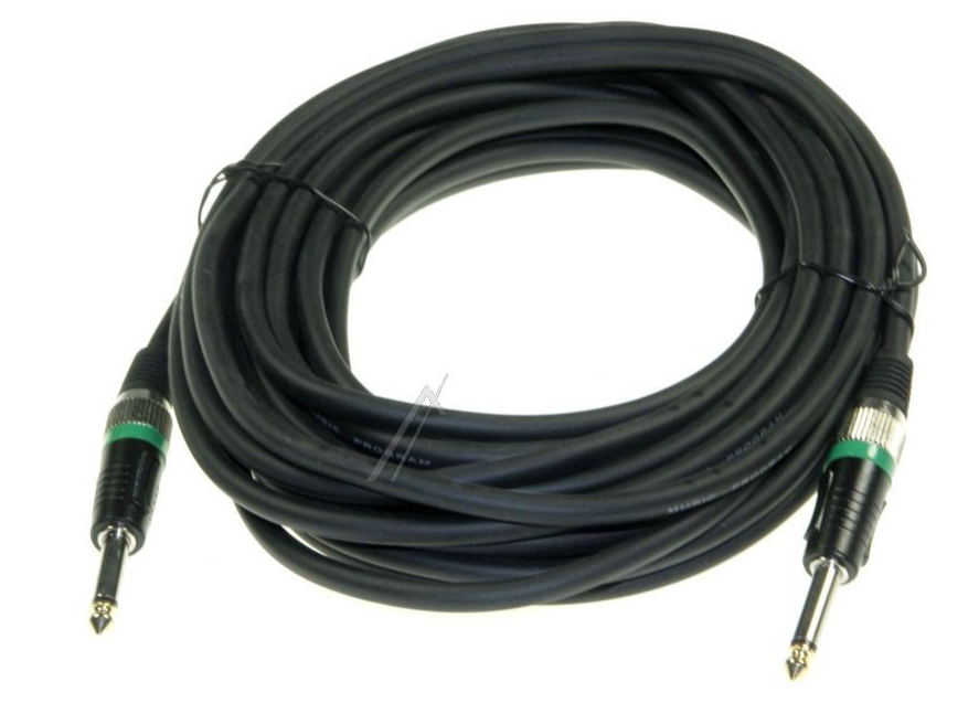 Professional 6,35mm Jack kabel mono 10m han-han