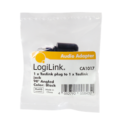 LOGILINK toslink han toslink hun 90° vinkel