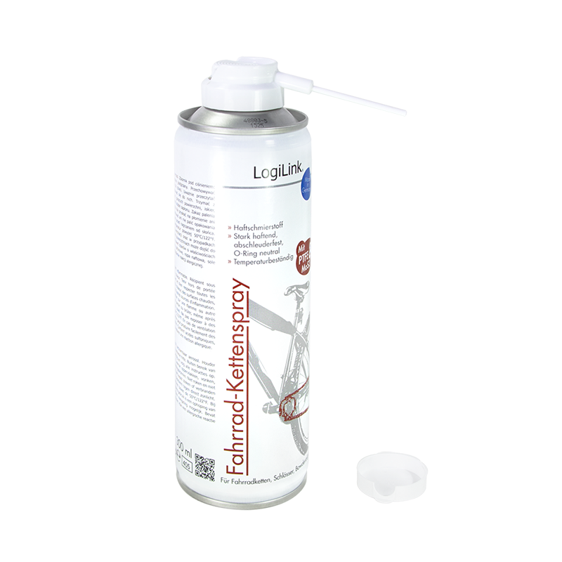 LOGILINK Chain spray for bicycles, 0.3 l
