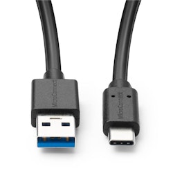 USB-C 3.2 Gen1 - USB3.0 A 25cm kabel, 10 Gbit/s