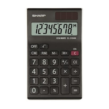 SHARP Skrivebordskalkulator EL-310ANWH