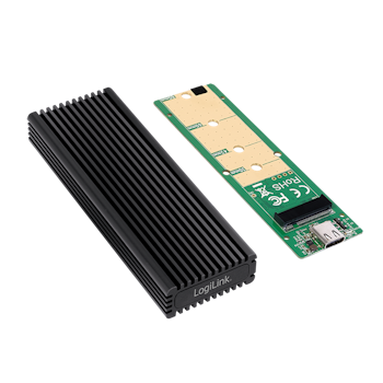 LOGILINK UA0346 Harddiskkabinett, M.2 PCIe NVMe, USB 3.2 Gen 2