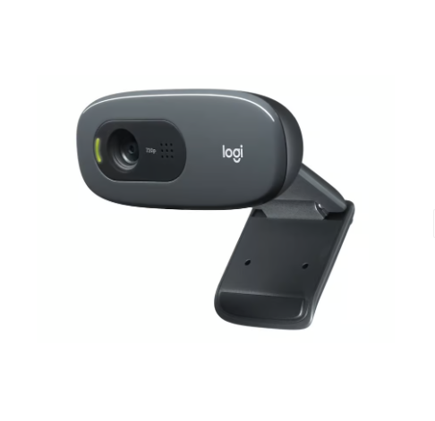 Logitech C270 HD USB 2.0 Webkamera Svart