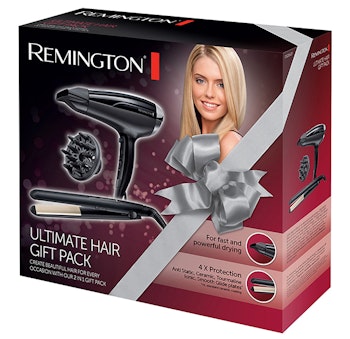 Remington Hørføner og rettetang, Gavepakning
