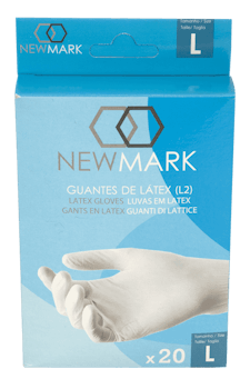 New Mark Engangshansker Large Latex 20stk