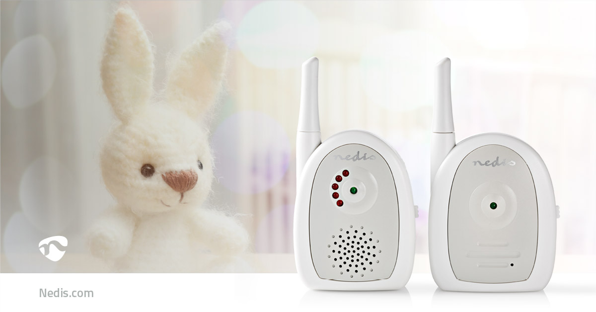 Nedis Baby Monitor Lyd Batteridrevet / Nettstrømdrevet