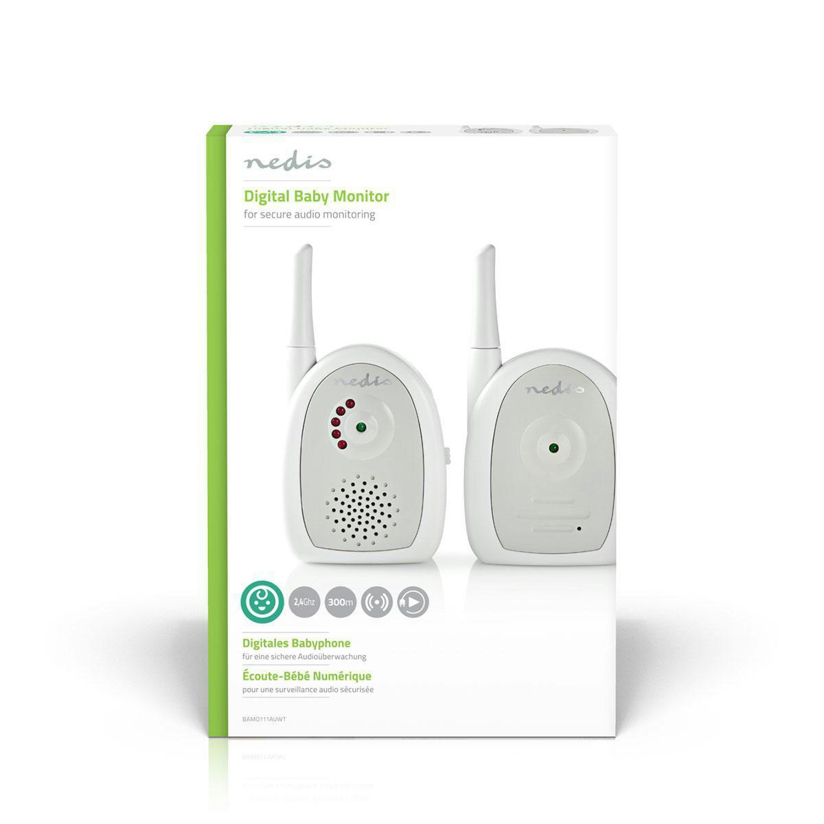 Nedis Baby Monitor Lyd Batteridrevet / Nettstrømdrevet