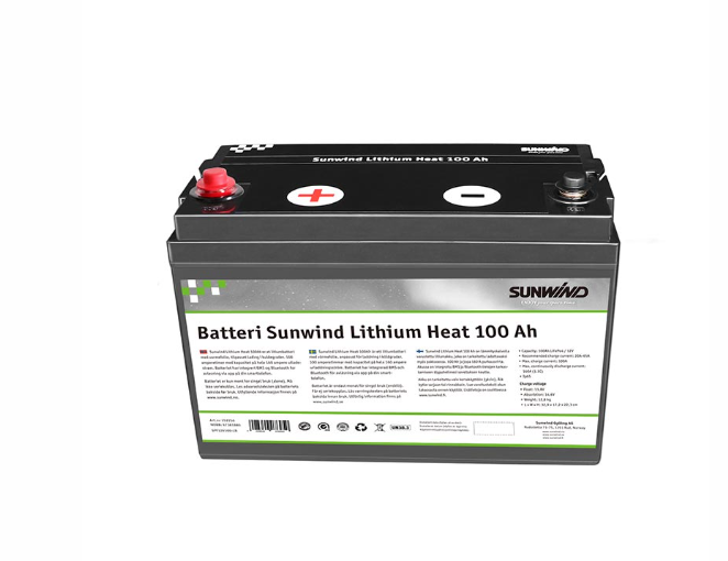Batteri Sunwind Lithium Heat 100
