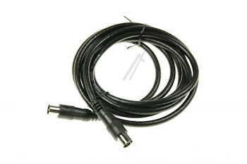 Coaxkabel han / hun 2,5m svart