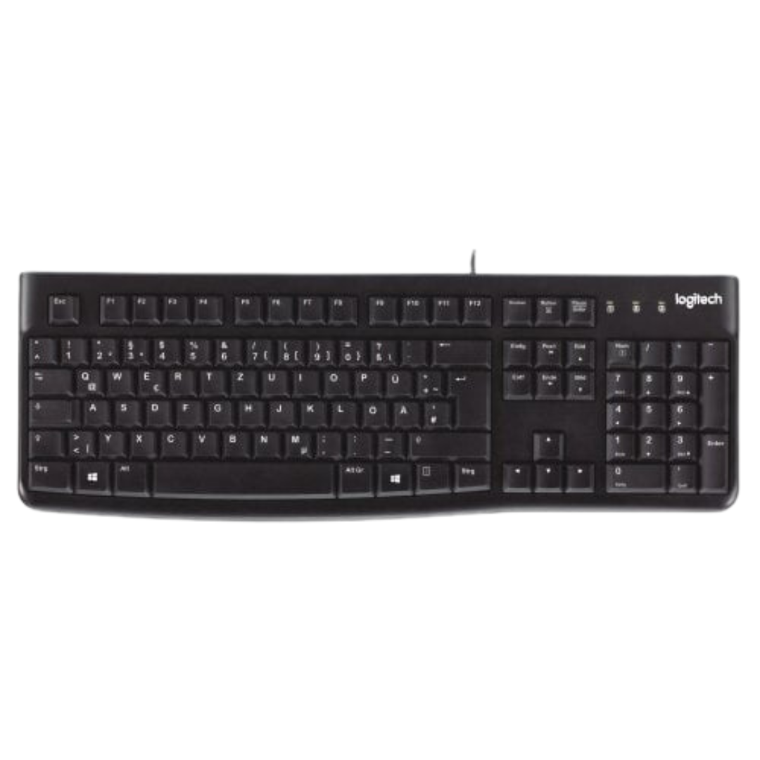 Logitech Keyboard K120 - USB, 1.5m, Ukrainsk utgave