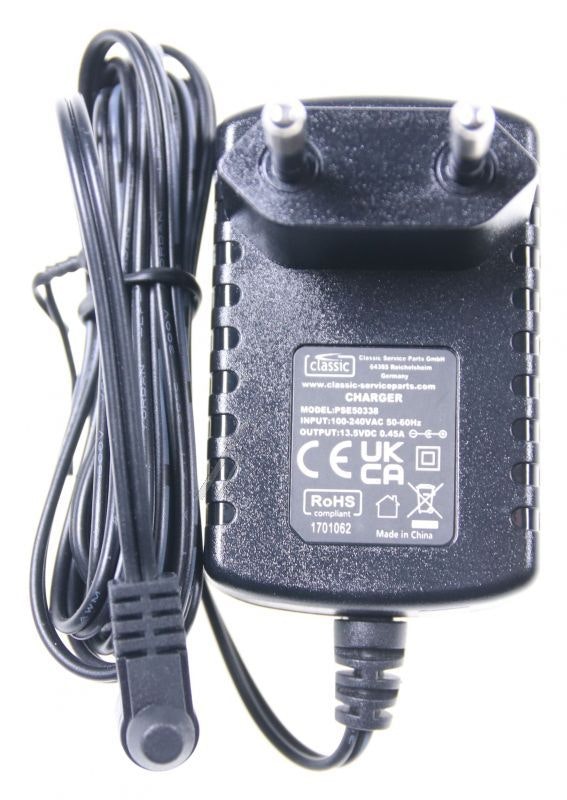 13,5v 0,45A Lader / strømadapter til AEG / Electrolux støvsuger - ITSHOP