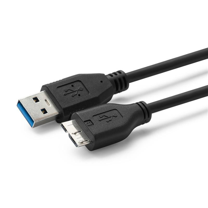 MicroConnect USB A to USB Micro B, Version 3.0, Black 1m