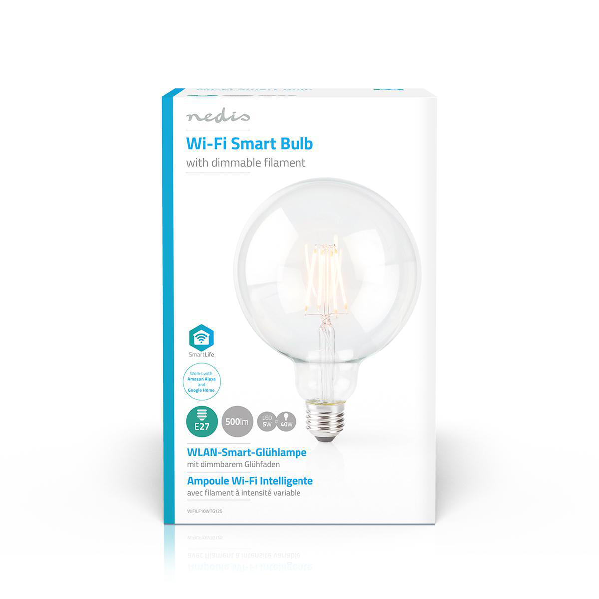 SmartLife LED Lyspære Wi-Fi, E27, Varm Hvit, android/ios