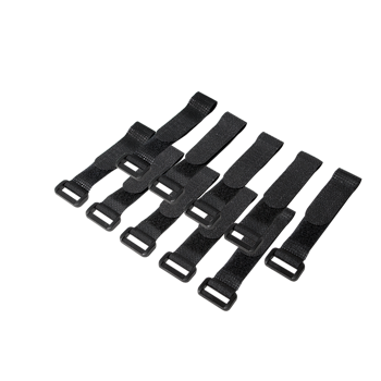 LOGILINK Buntebånd, PA66, 10stk, sort, B: 20 ​​mm, L: 150 mm
