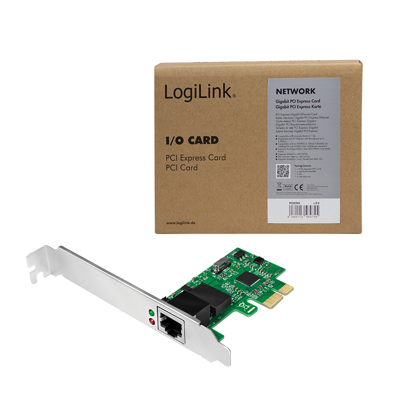 LOGILINK Gigabit PCI Express nettverkskort