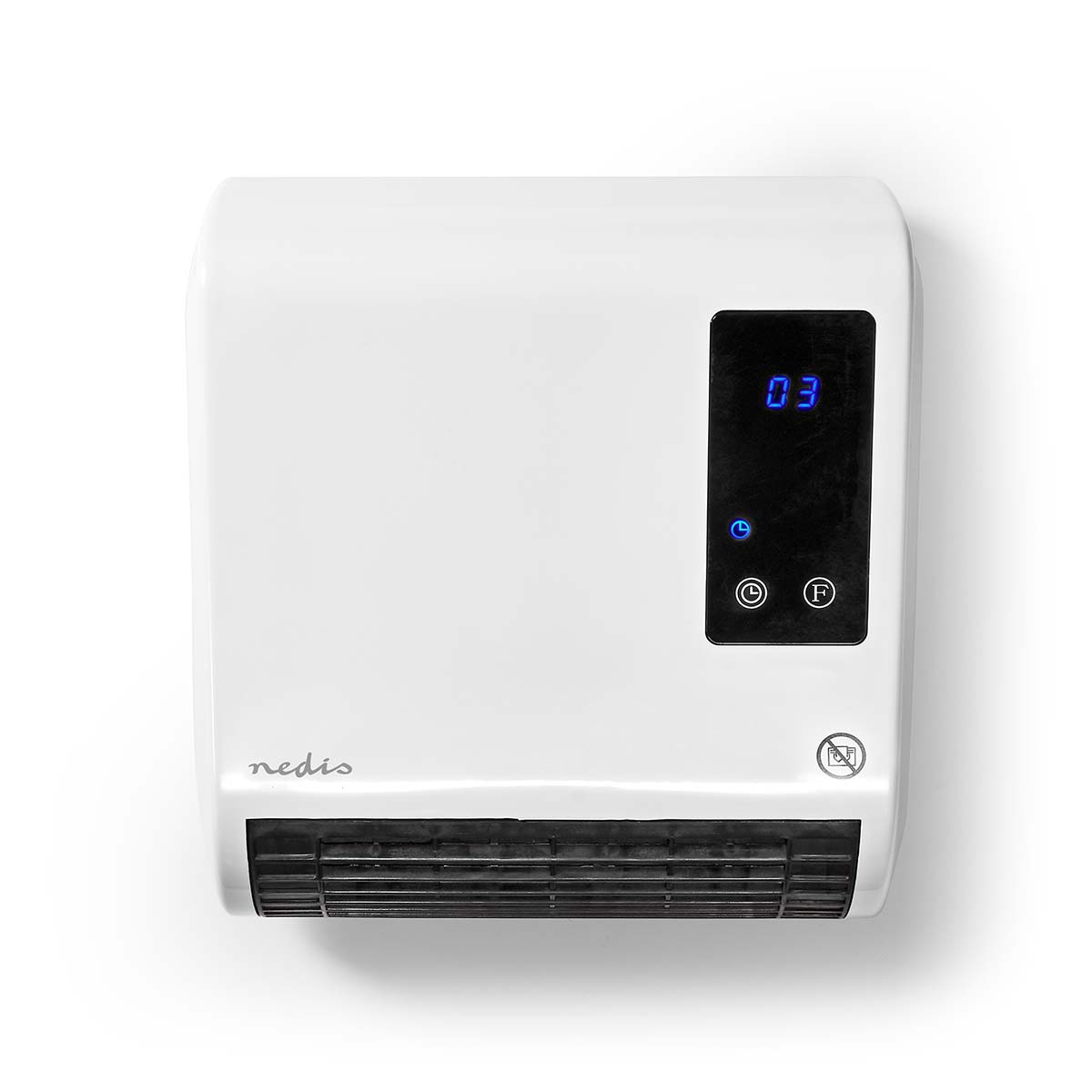 Badromsovn 2000 W | Justerbar termostat | 2 Varmemoduser | IP22 | Fjernkontroll | Hvit