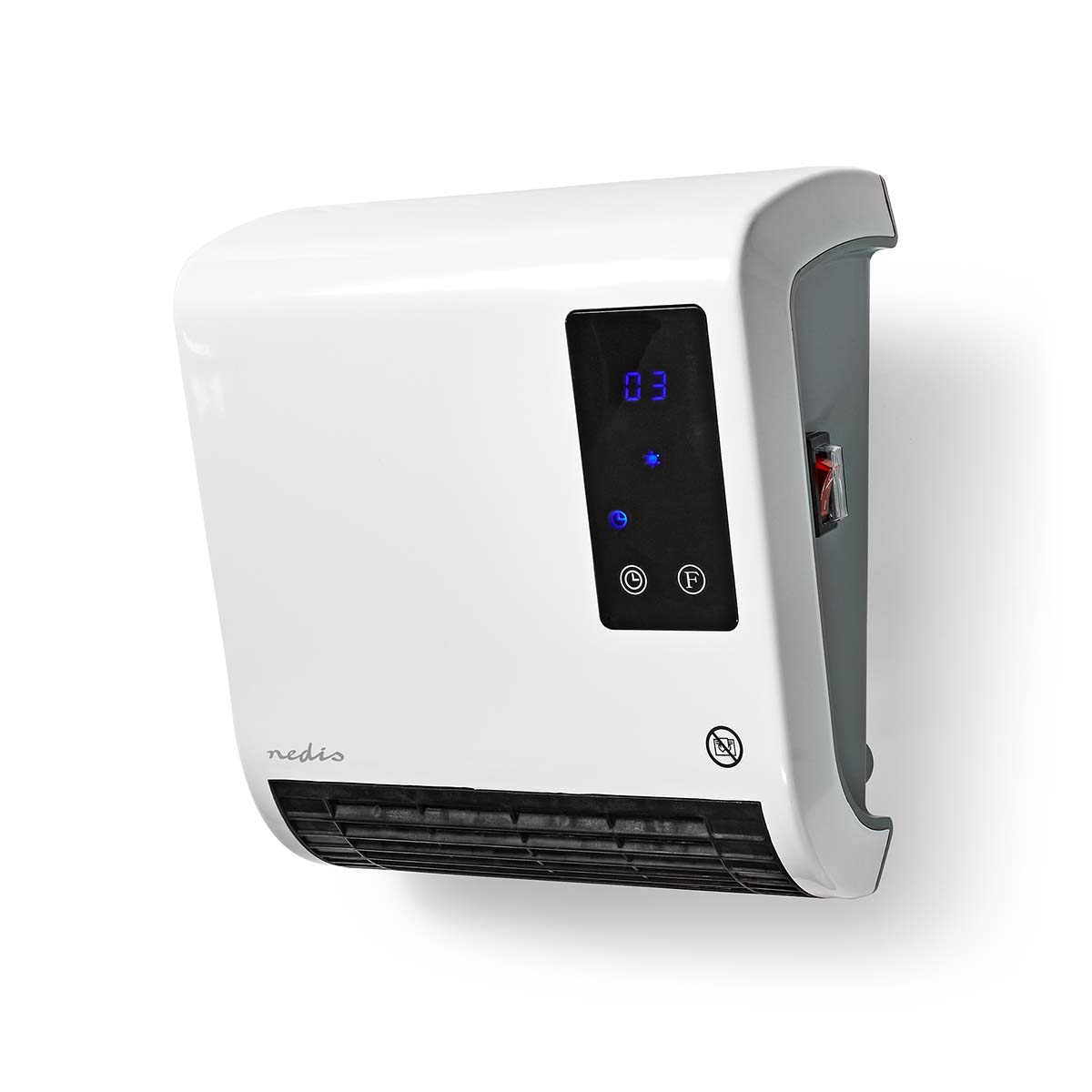 Badromsovn 2000 W | Justerbar termostat | 2 Varmemoduser | IP22 | Fjernkontroll | Hvit