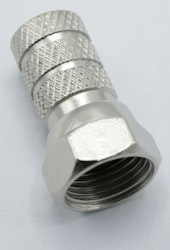 F-connector plugg 7,0mm med tettningsring